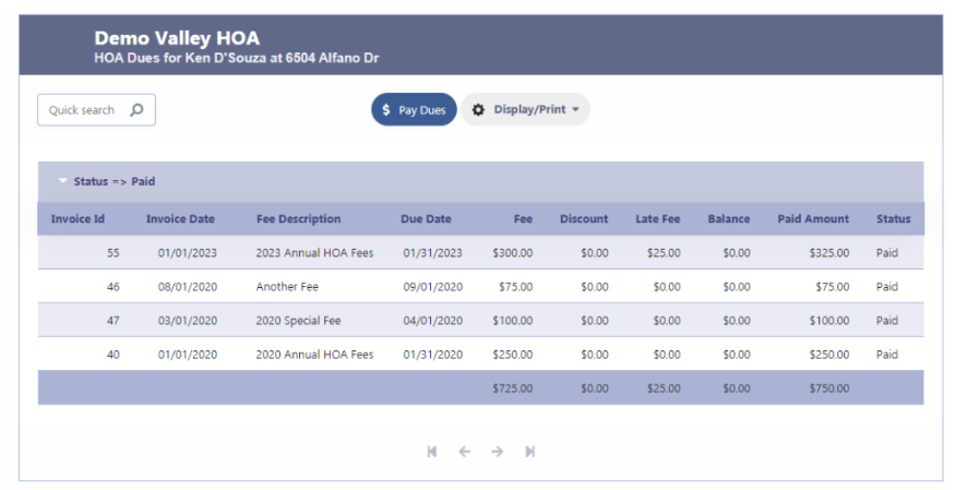 HOA Dues Collection